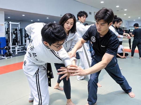 호신술 체험 부스 프로그램 참고 이미지
